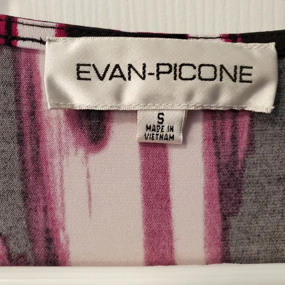 Evan Picone S Sleeveless Multicolor Top EUC - Picture 3 of 5